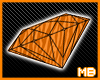 Orange Zebra Diamond