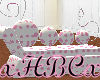 Spotty Sofa- Pink&White