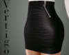 Mini Skirt Croc Black