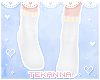 [T] Ruffle Socks White/y