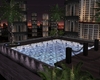 Rooftop party pool room