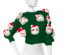 Santa Sweater Green