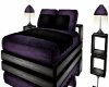 Purple Suede Cuddle Bed