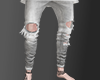Skinny Rips Jeans (Gray)