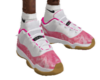 11s Pink YSnakeskin Lows