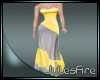 FIRE Maxi Dress Yellow