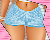 Sky Blue Ruffel Shorts