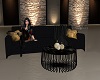 ~FDC~ Blk/Gold Couch