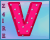 V - Animated Letter Seat