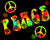 NEON PEACE CLUB SIGN