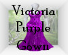 Victoria Purple Gown
