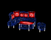 blue/red toxic couch