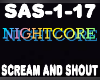 Nightcore Scream&Shout