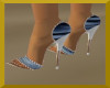 unique blue heels
