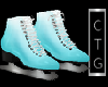 CTG ICE SKATES IN TEAL