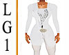 LG1  White PantSuit PF