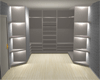 Modern white closet