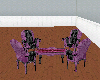 ck purple table an chair