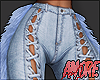 $ Frayed Jeans - M