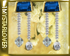 Diamond Blue Earrings