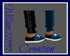 Sam Teal 2 Tone Shoes