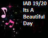 ITS A BEATUIFUL DAY