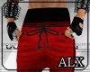 [Alx]Black Red Pant Obey