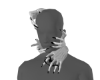Il hands head white