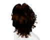 kv. Brown Curly Ponytail