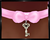 [A]Choker Key Pink1