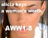 alicia keys a woman's1/2