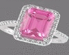 Pink Big Sparkle Ring