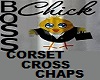 CORSET CROSS CHAPS
