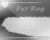 Furry Rug -White
