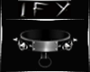 !F! SILVER SPIKE COLLAR