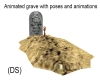 animated grave
