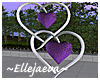 Wisteria Wedding Hearts