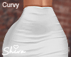 $ White Skirt Curvy