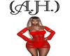 (A.H.) Kylie Red Dress