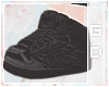 糞| wing shoes; black