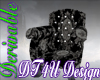 Derivable baroque throne