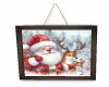 Framed SANTA & REINDEER