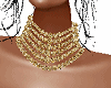necklace pearls gold