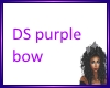 DS Purple bow