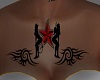 Angel/Devil chest tattoo