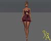 X♡A Short Dress Purple