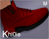 K dan red kicks M