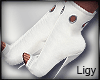 Lg. White Boots