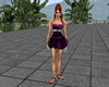 [CZ] Purple Party Dress