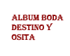 Album Boda